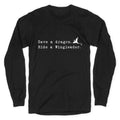 Fourth Wing Save a Dragon Longsleeve Tee Hoodie, Sweatshirt | PureTeeCo.com (Image 1)