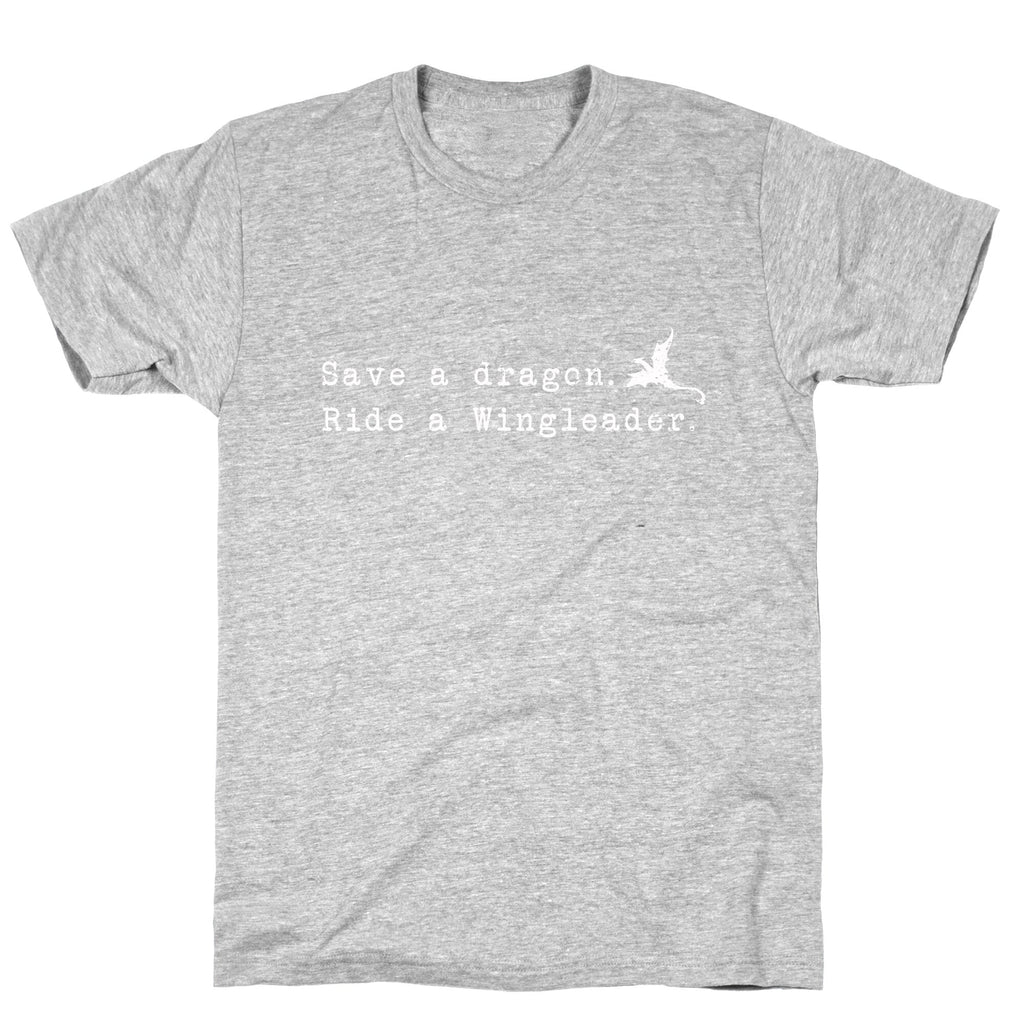 Fourth Wing Save a Dragon T-Shirt Hoodie, Sweatshirt | PureTeeCo.com (Image 1)