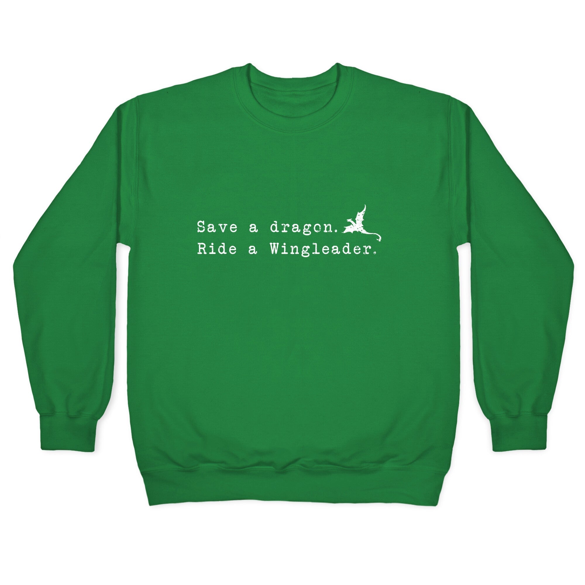 Fourth Wing Save a Dragon Crewneck Sweatshirt T-Shirts, Hoodie | PureTeeCo.com (Image 3)