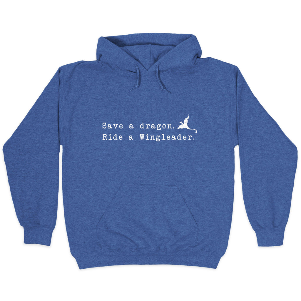 Fourth Wing Save a Dragon Hoodie T-Shirts, Sweatshirt | PureTeeCo.com (Image 2)
