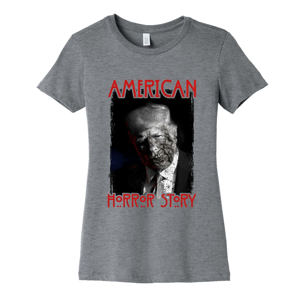 American Horror Story Trump Womens Cotton Tee Style001 Hoodie, Sweatshirt | PureTeeCo.com (Image 1)