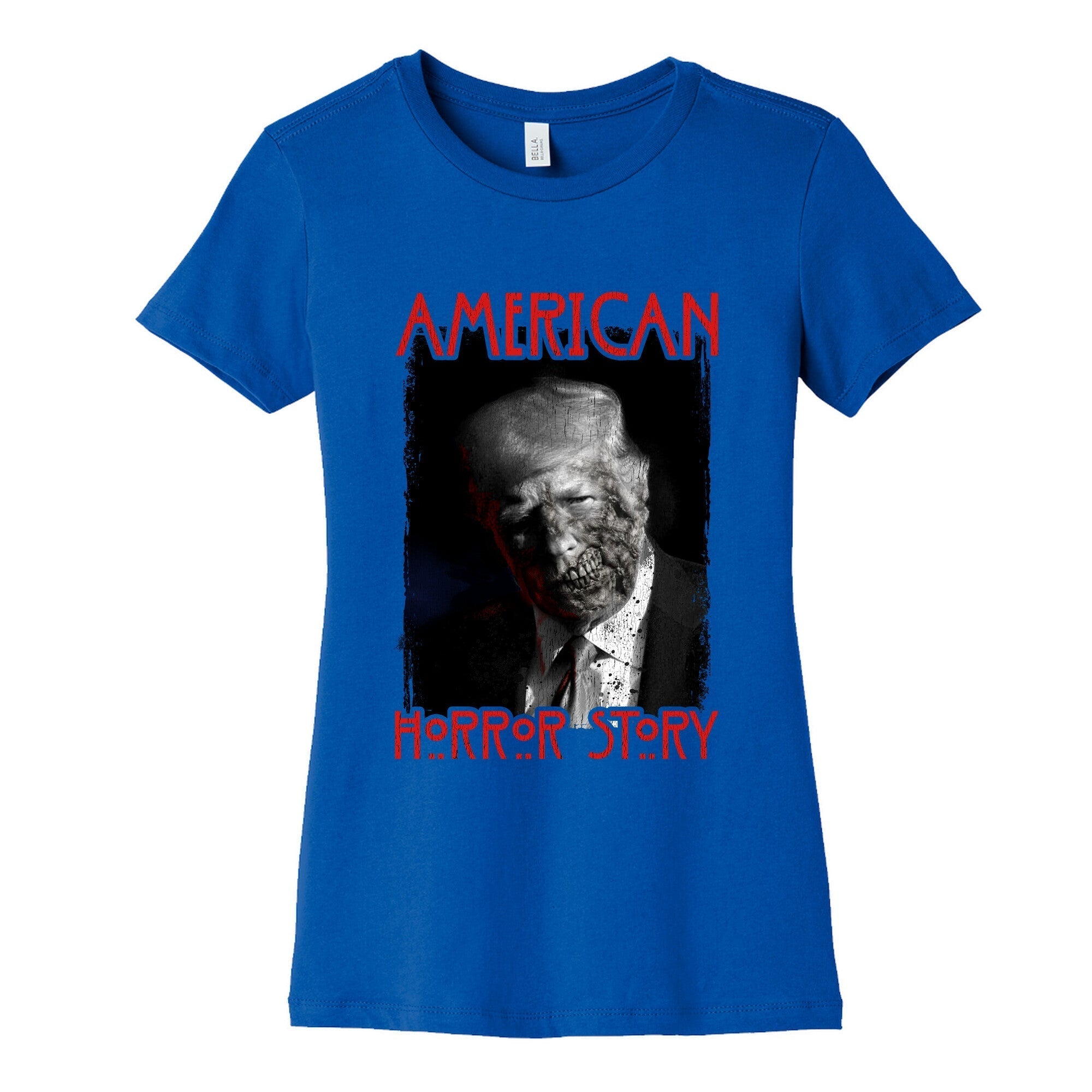 American Horror Story Trump Womens Cotton Tee Style001 Hoodie, Sweatshirt | PureTeeCo.com (Image 2)
