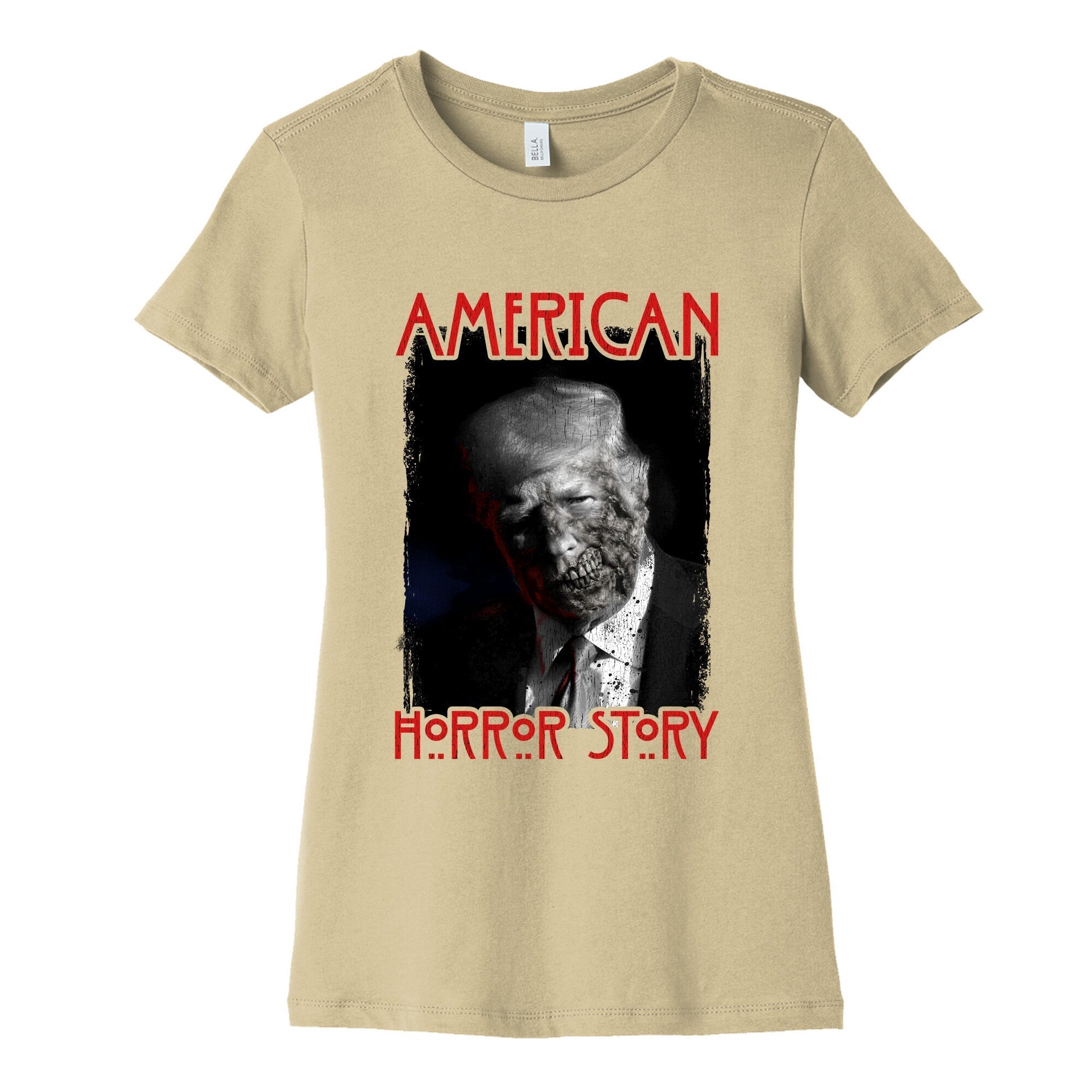 American Horror Story Trump Womens Cotton Tee Style001 Hoodie, Sweatshirt | PureTeeCo.com (Image 3)