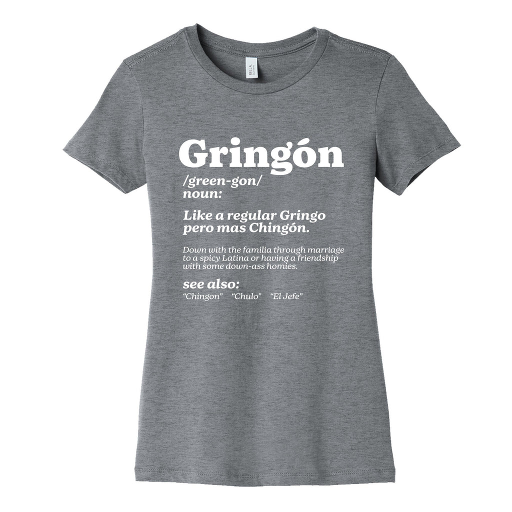 Gringon Womens Cotton Tee Hoodie, Sweatshirt | PureTeeCo.com (Image 1)