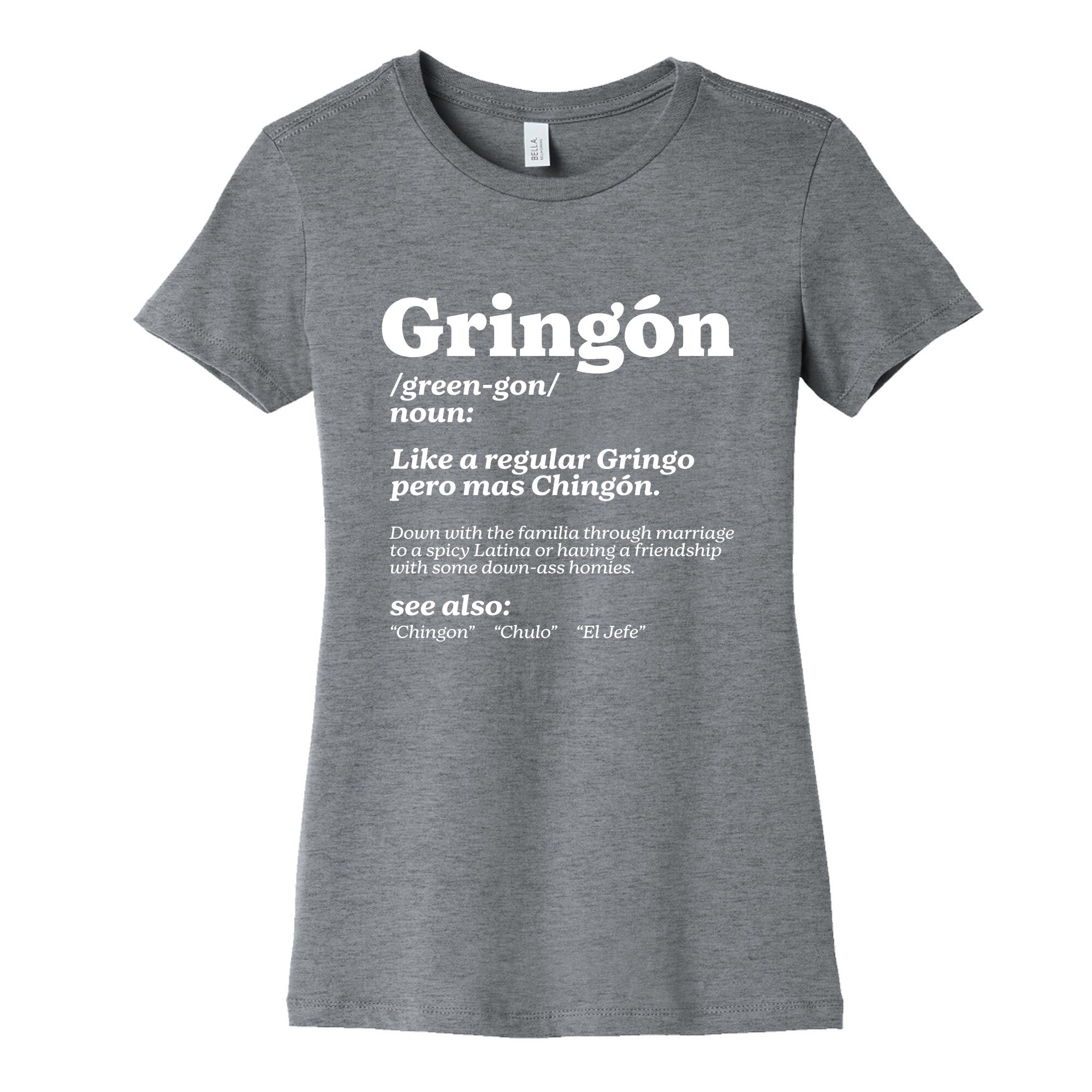 Gringon Womens Cotton Tee Hoodie, Sweatshirt | PureTeeCo.com (Image 1)