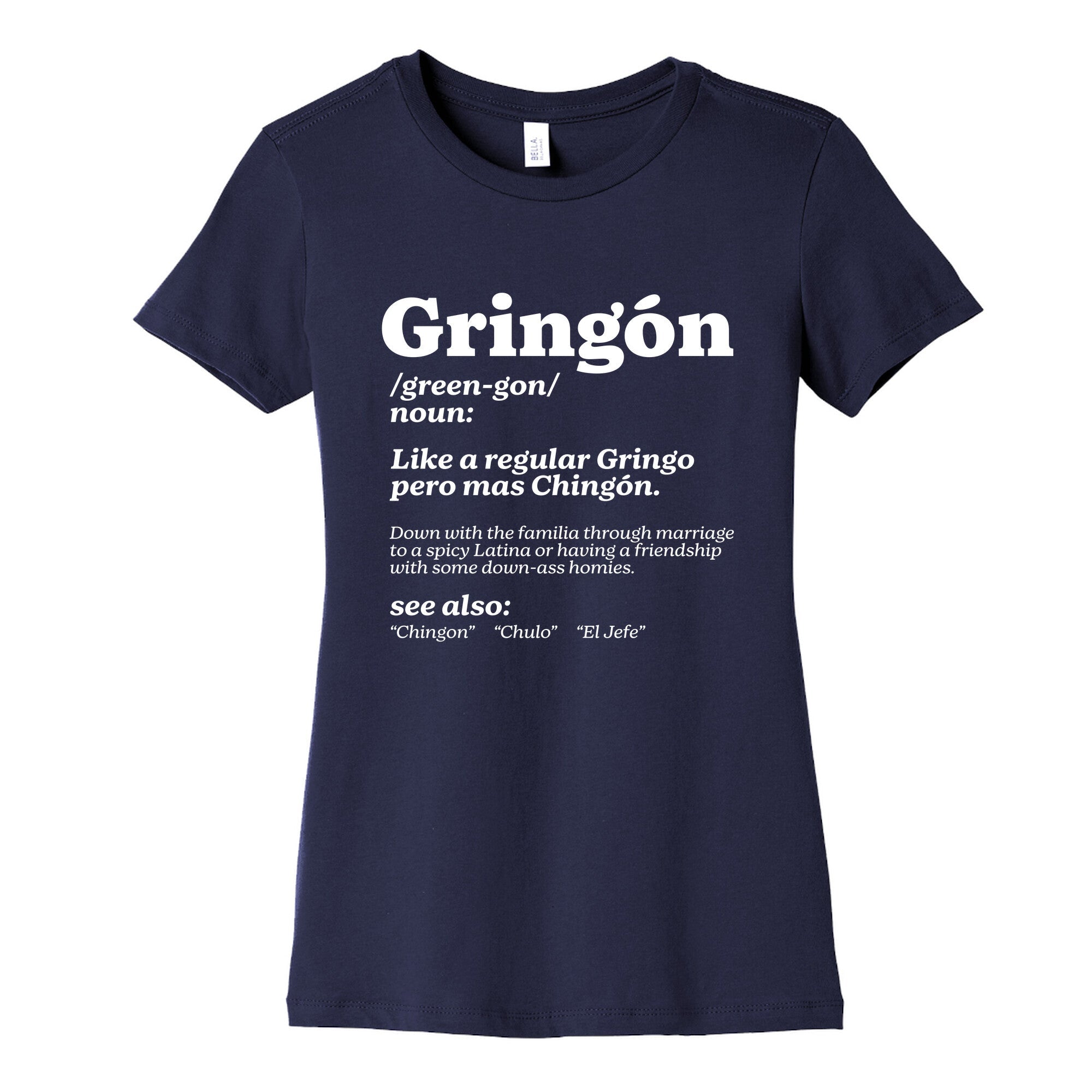 Gringon Womens Cotton Tee Hoodie, Sweatshirt | PureTeeCo.com (Image 5)