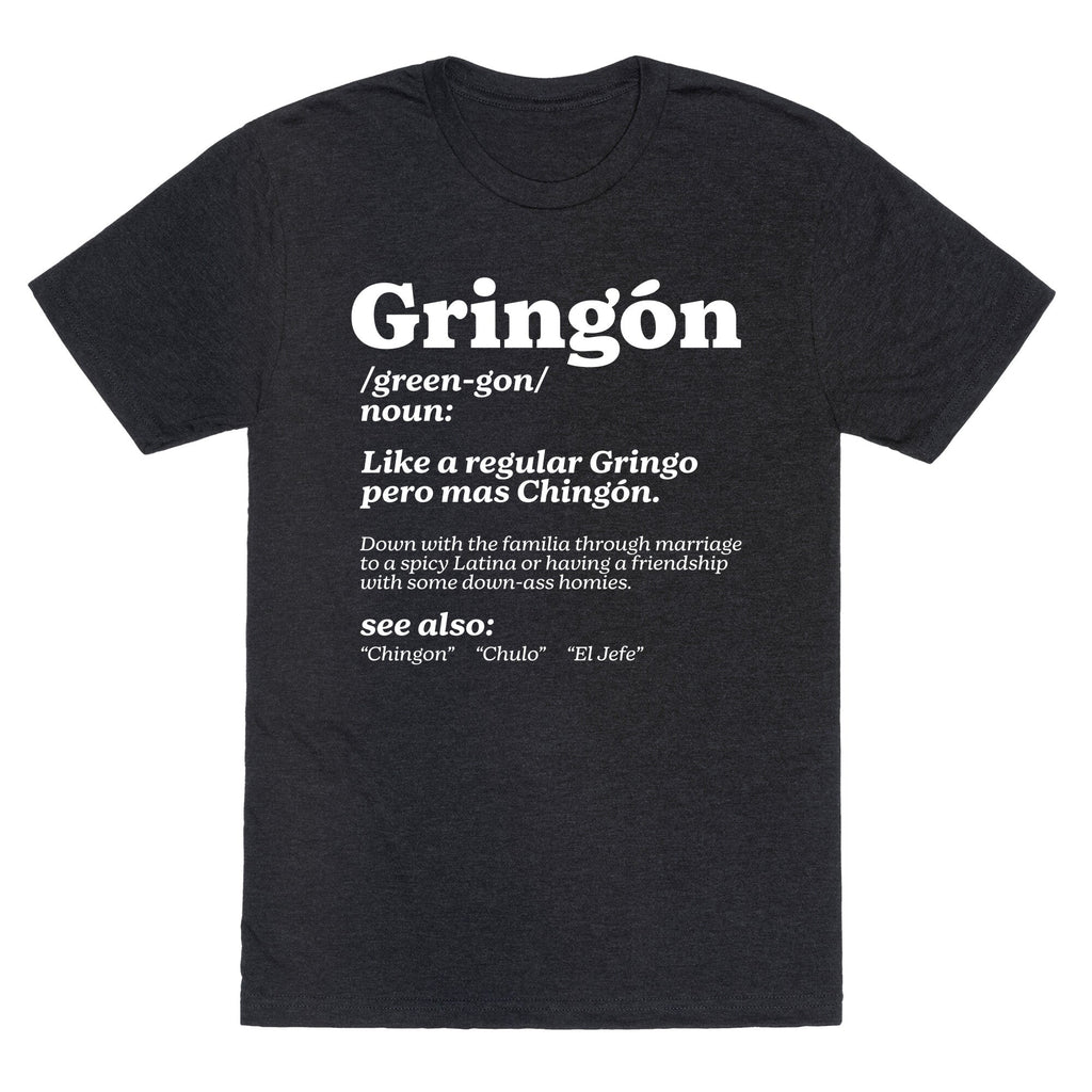 Gringon Unisex Triblend Tee Hoodie, Sweatshirt | PureTeeCo.com (Image 1)
