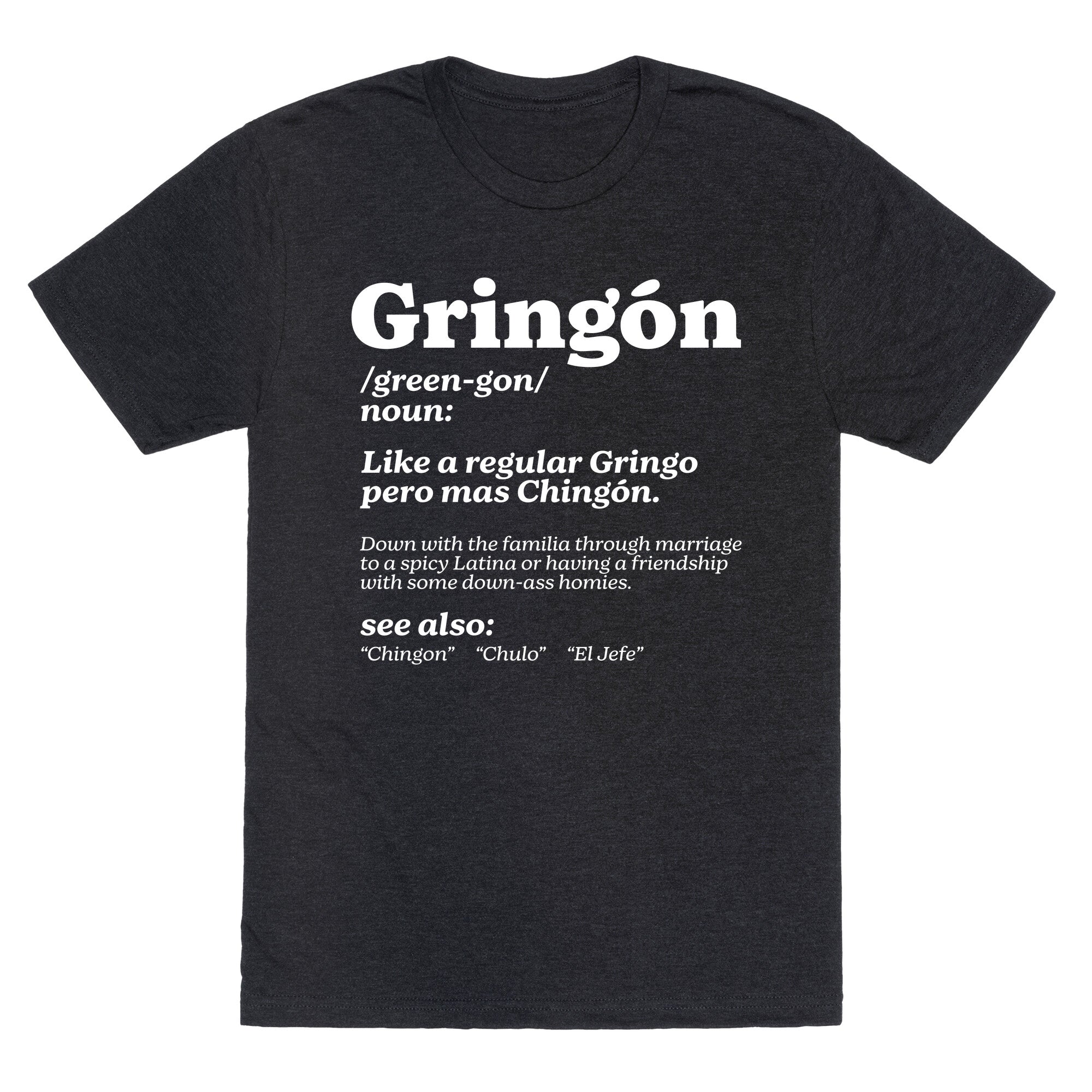 Gringon Unisex Triblend Tee Hoodie, Sweatshirt | PureTeeCo.com (Image 1)