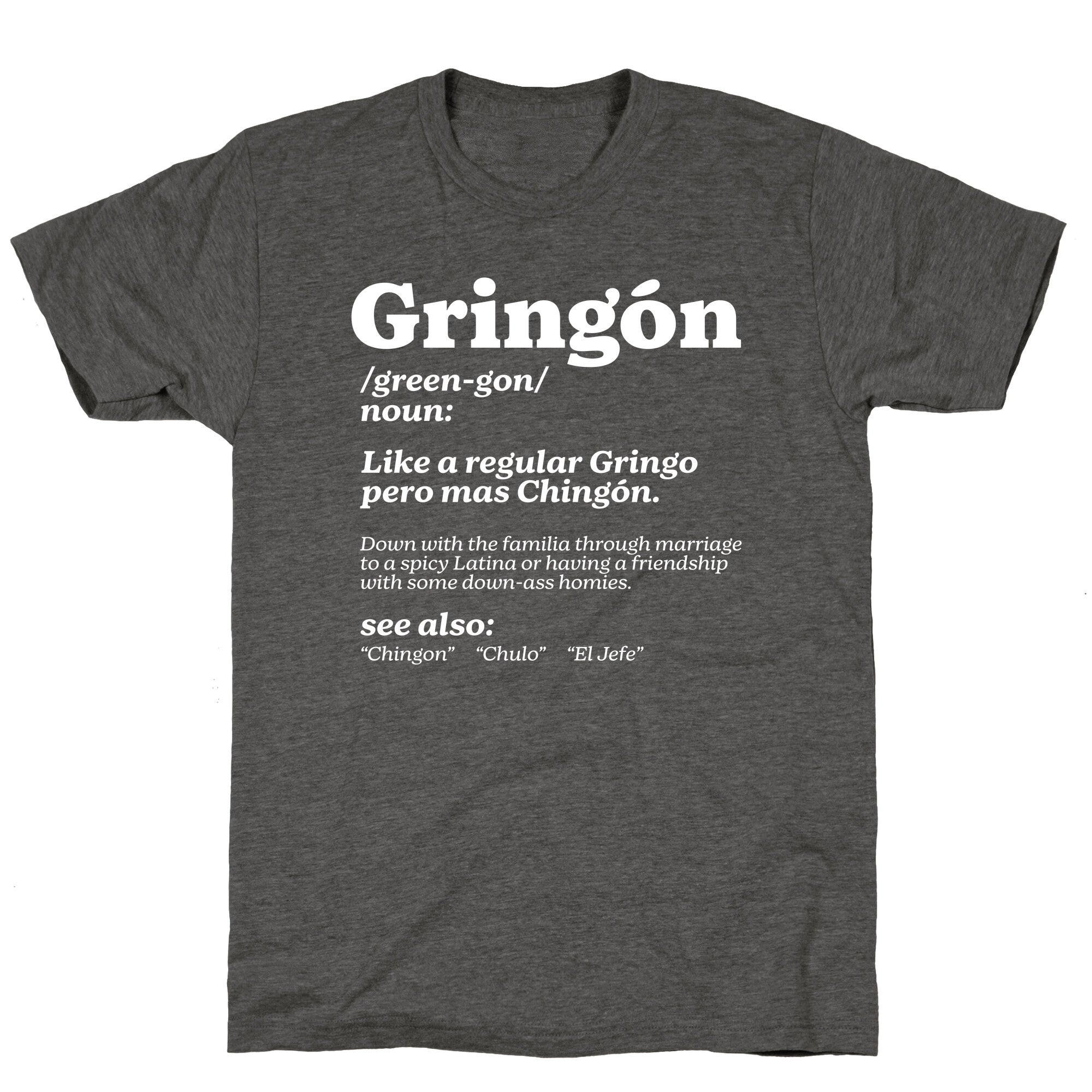 Gringon Unisex Triblend Tee Hoodie, Sweatshirt | PureTeeCo.com (Image 2)