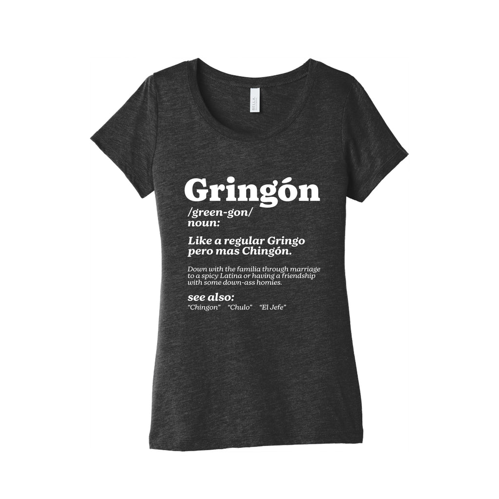 Gringon Womens Triblend Tee Hoodie, Sweatshirt | PureTeeCo.com (Image 1)