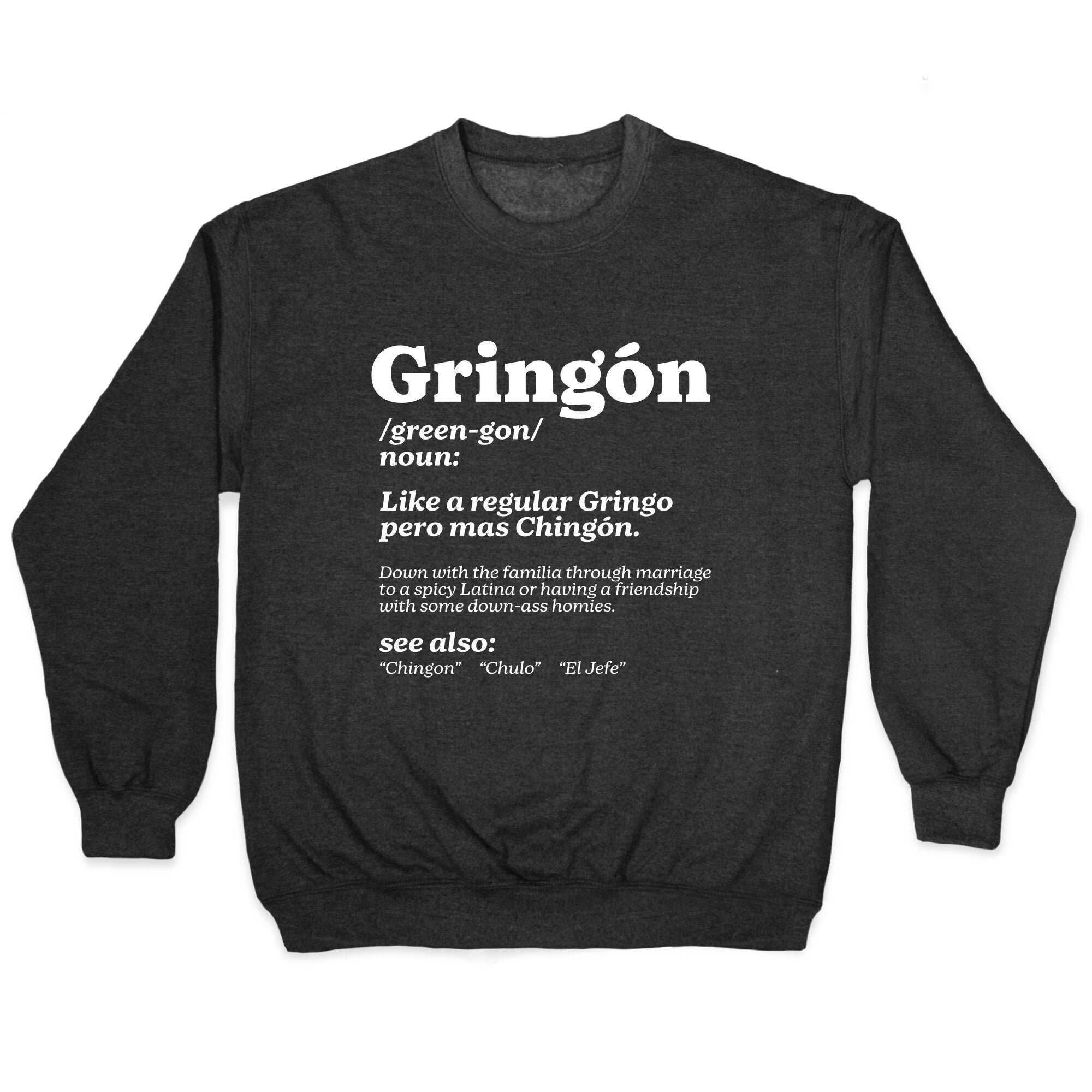 Gringon Crewneck Sweatshirt T-Shirts, Hoodie | PureTeeCo.com (Image 1)
