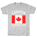 Elbows Up Canada T-Shirt Hoodie, Sweatshirt | PureTeeCo.com (Image 1)