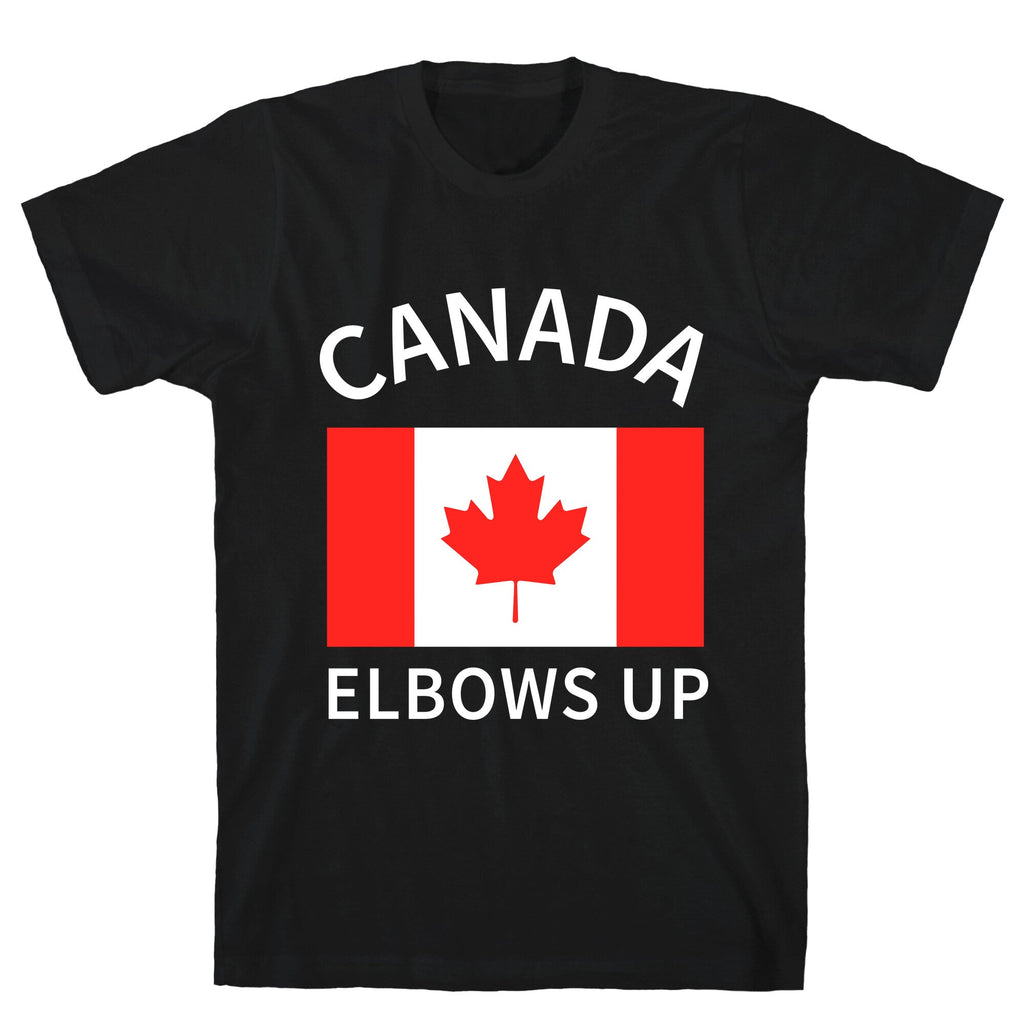 Elbows Up Canada T-Shirt Hoodie, Sweatshirt | PureTeeCo.com (Image 2)
