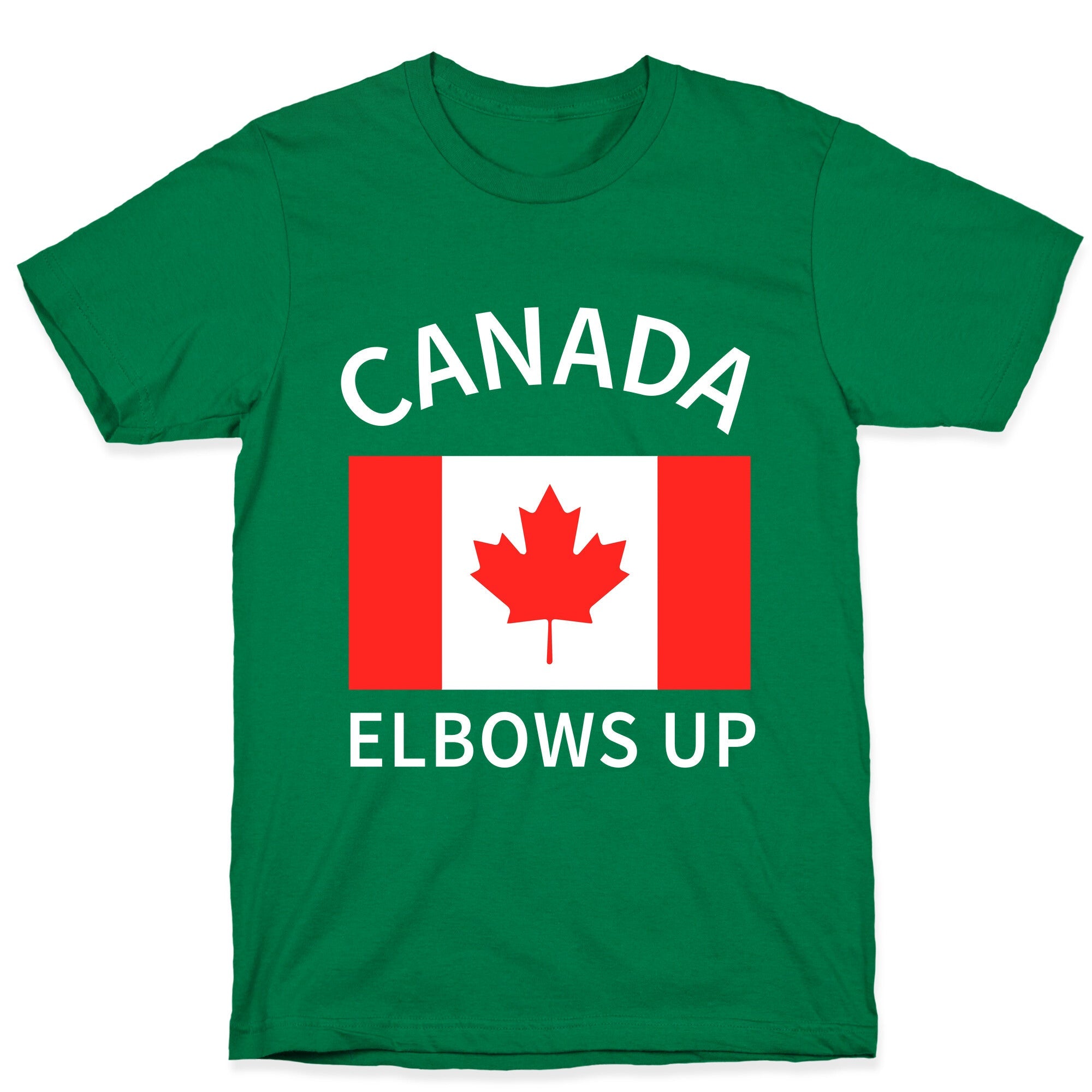 Elbows Up Canada T-Shirt Hoodie, Sweatshirt | PureTeeCo.com (Image 3)