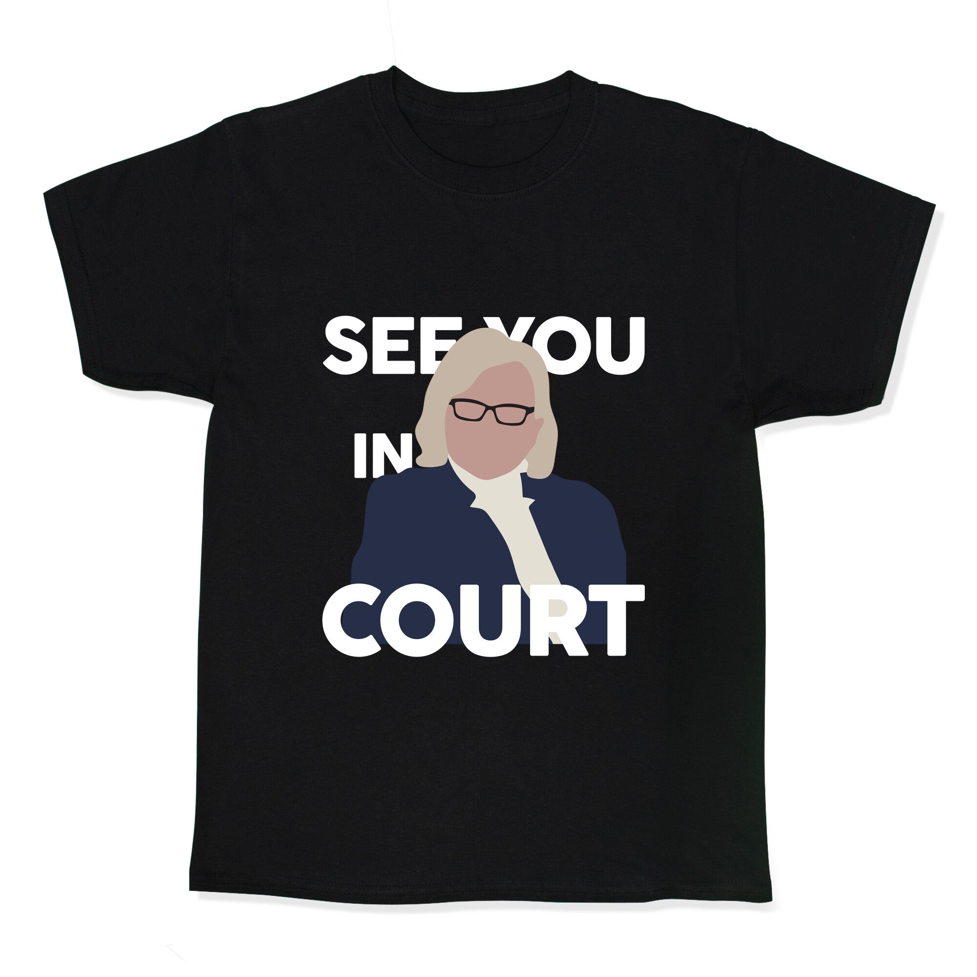 Governor Janet Mills See You In Court  Kids Tee Hoodie, Sweatshirt | PureTeeCo.com (Image 1)