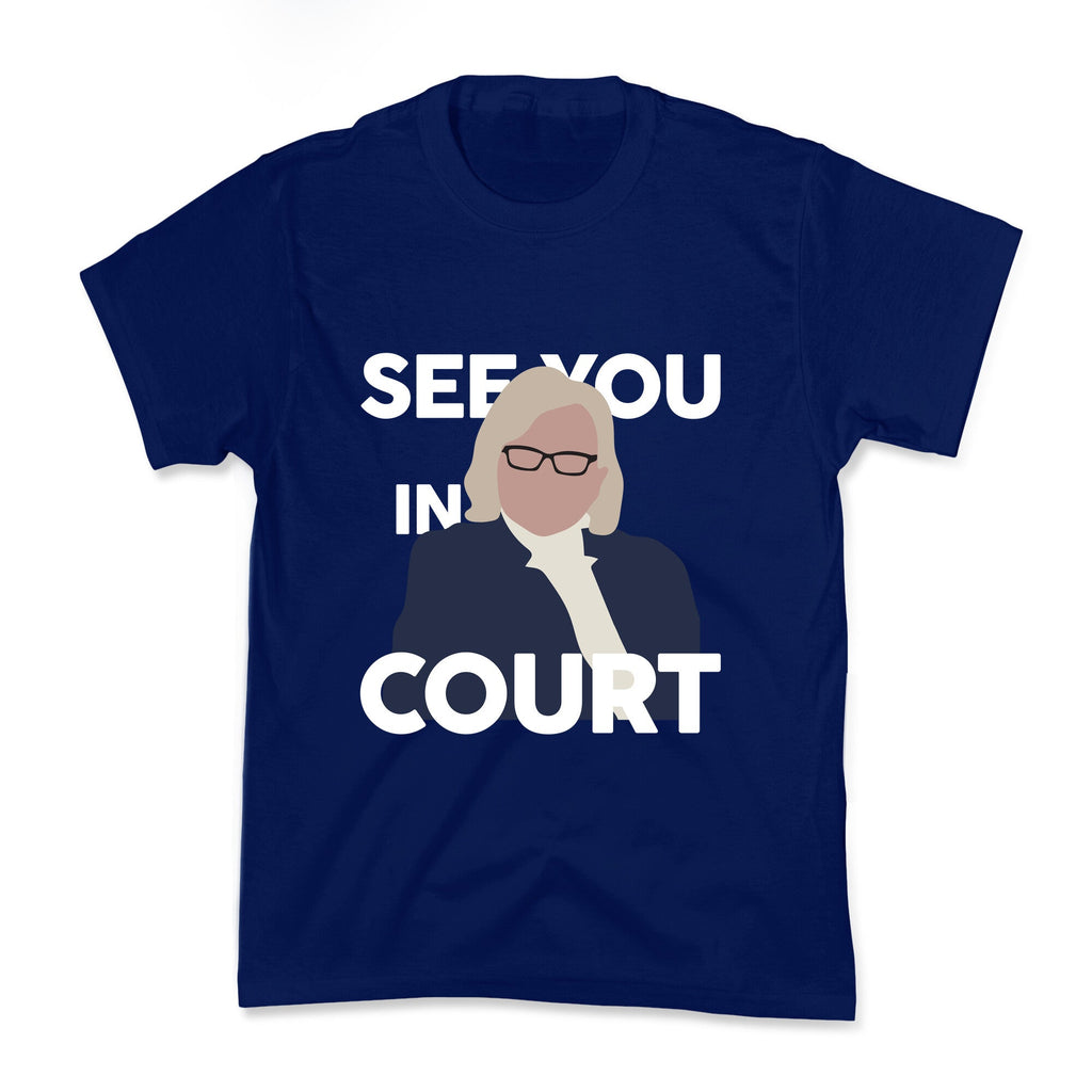 Governor Janet Mills See You In Court  Kids Tee Hoodie, Sweatshirt | PureTeeCo.com (Image 2)