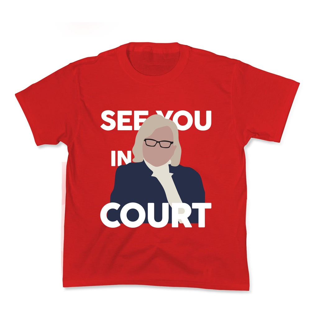 Governor Janet Mills See You In Court  Kids Tee Hoodie, Sweatshirt | PureTeeCo.com (Image 3)