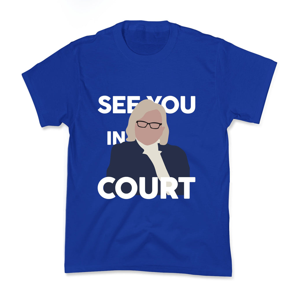 Governor Janet Mills See You In Court  Kids Tee Hoodie, Sweatshirt | PureTeeCo.com (Image 4)