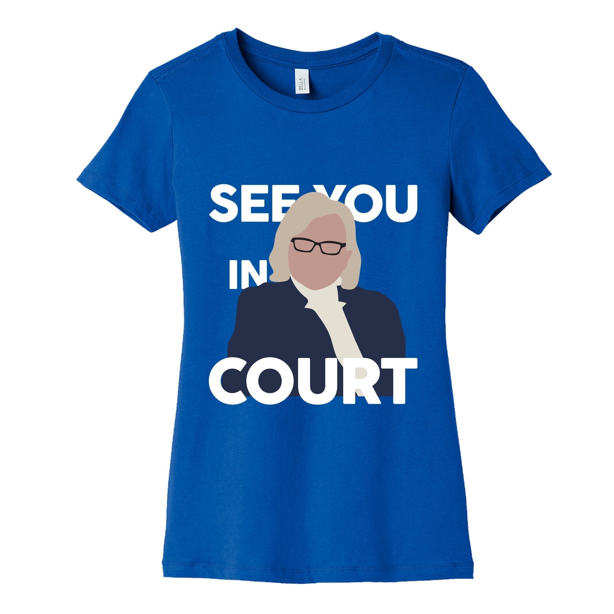 Governor Janet Mills See You In Court  Womens Cotton Tee Hoodie, Sweatshirt | PureTeeCo.com (Image 2)