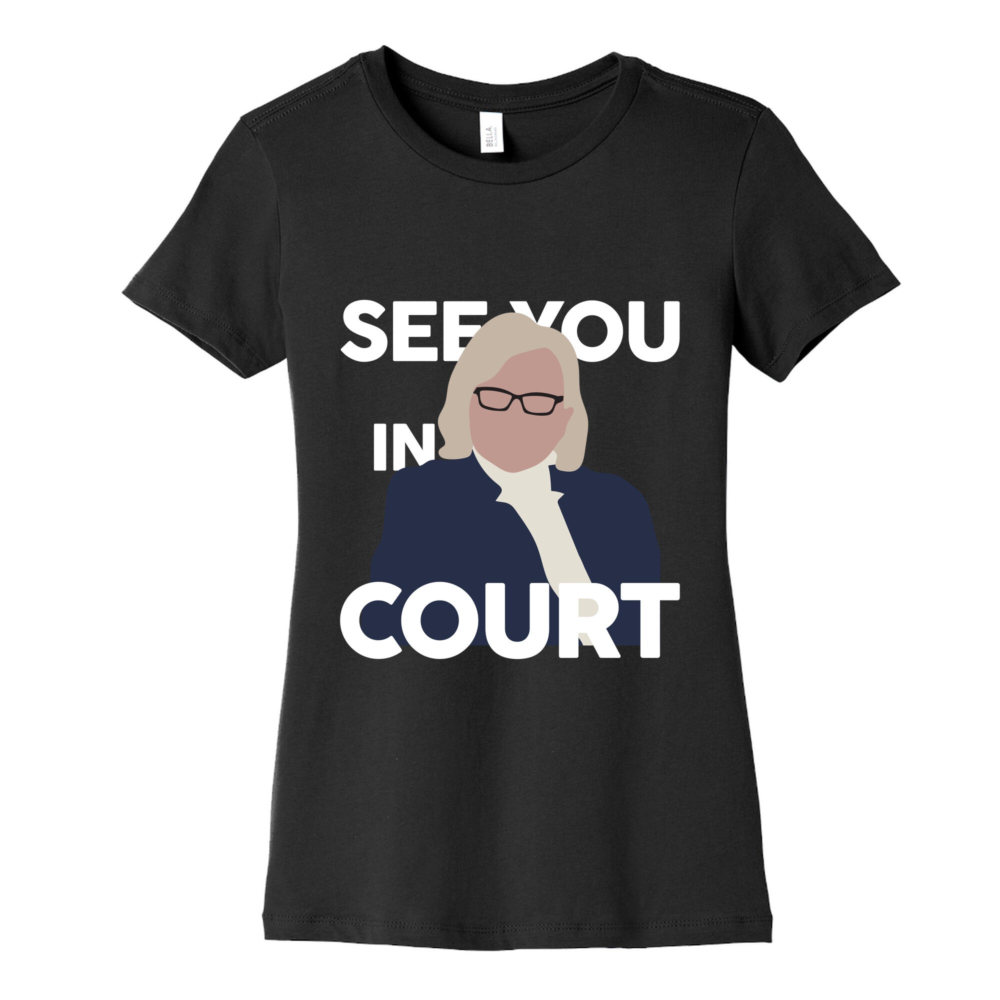 Governor Janet Mills See You In Court  Womens Cotton Tee Hoodie, Sweatshirt | PureTeeCo.com (Image 3)