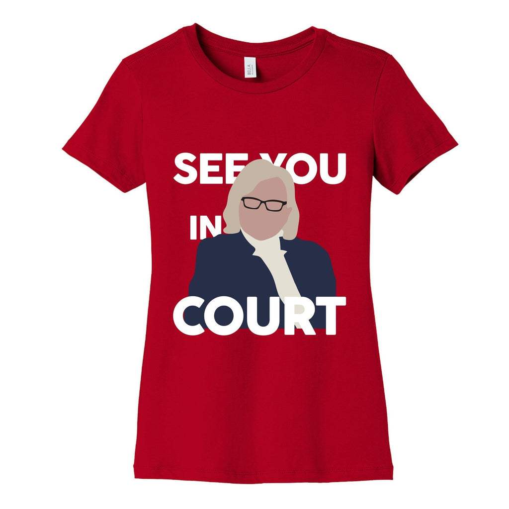 Governor Janet Mills See You In Court  Womens Cotton Tee Hoodie, Sweatshirt | PureTeeCo.com (Image 4)