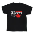 Elbows Up Canada Leaf Kids Tee Hoodie, Sweatshirt | PureTeeCo.com (Image 1)