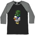 Chicken Jockey Baseball Tee Hoodie, Sweatshirt | PureTeeCo.com (Image 1)