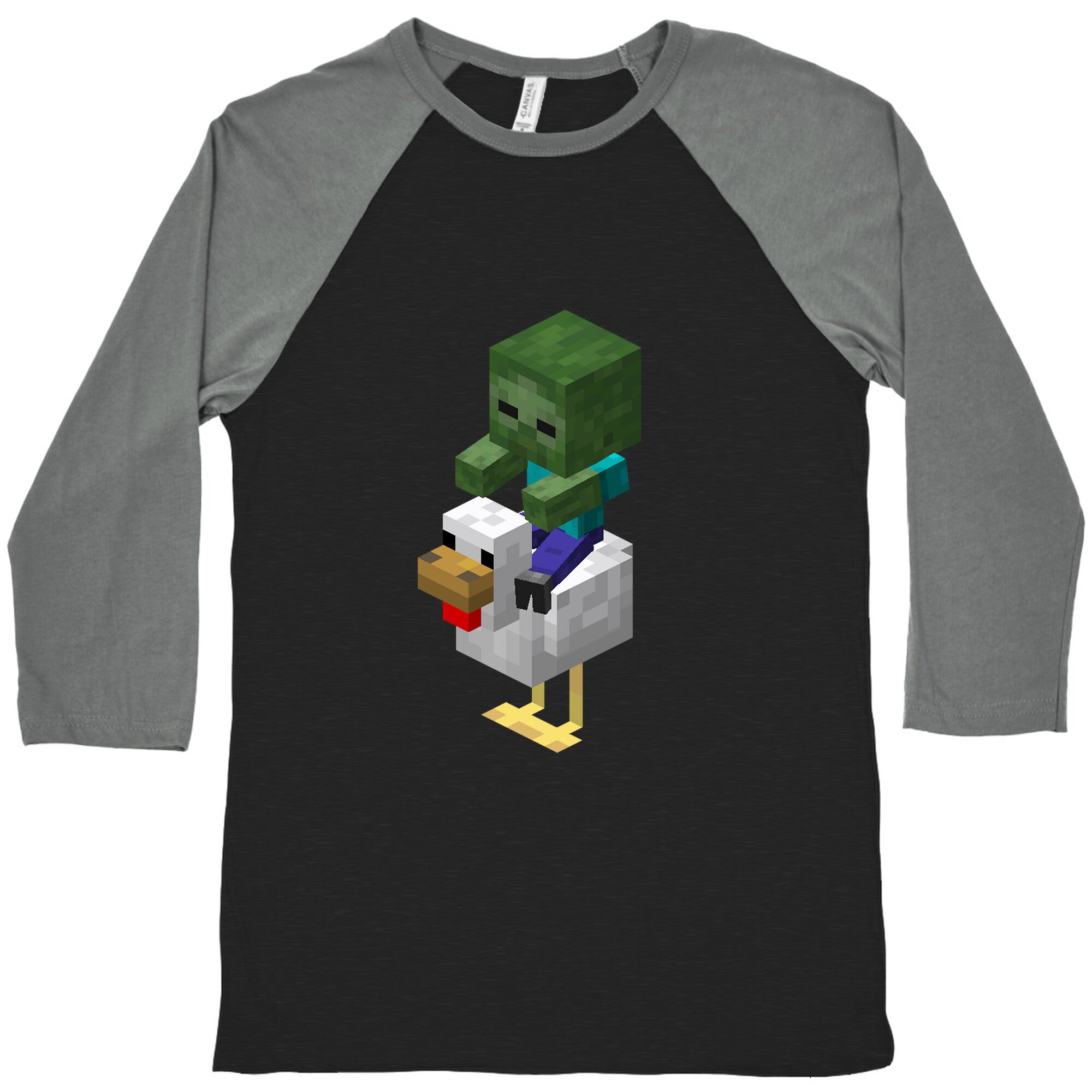 Chicken Jockey Baseball Tee Hoodie, Sweatshirt | PureTeeCo.com (Image 1)