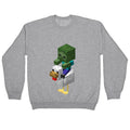 Chicken Jockey Crewneck Sweatshirt T-Shirts, Hoodie | PureTeeCo.com (Image 1)