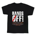 Hands Off Political Protest Kids Tee Hoodie, Sweatshirt | PureTeeCo.com (Image 1)