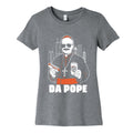 Da Pope Leo Womens Cotton Tee Hoodie, Sweatshirt | PureTeeCo.com (Image 1)