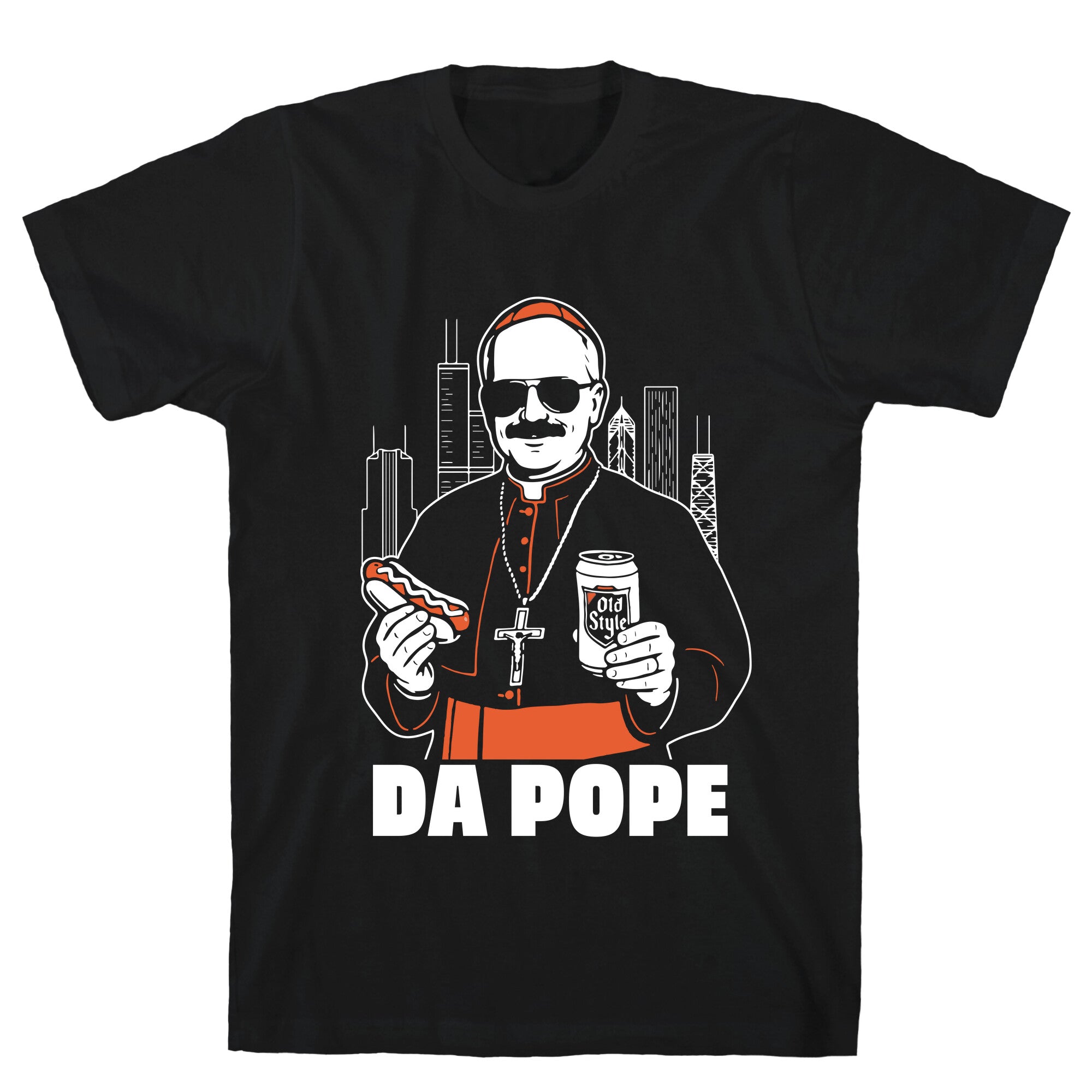 Da Pope Leo T-Shirt Hoodie, Sweatshirt | PureTeeCo.com (Image 2)