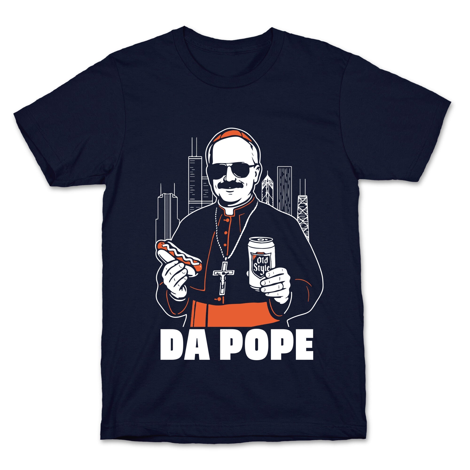 Da Pope Leo T-Shirt Hoodie, Sweatshirt | PureTeeCo.com (Image 4)