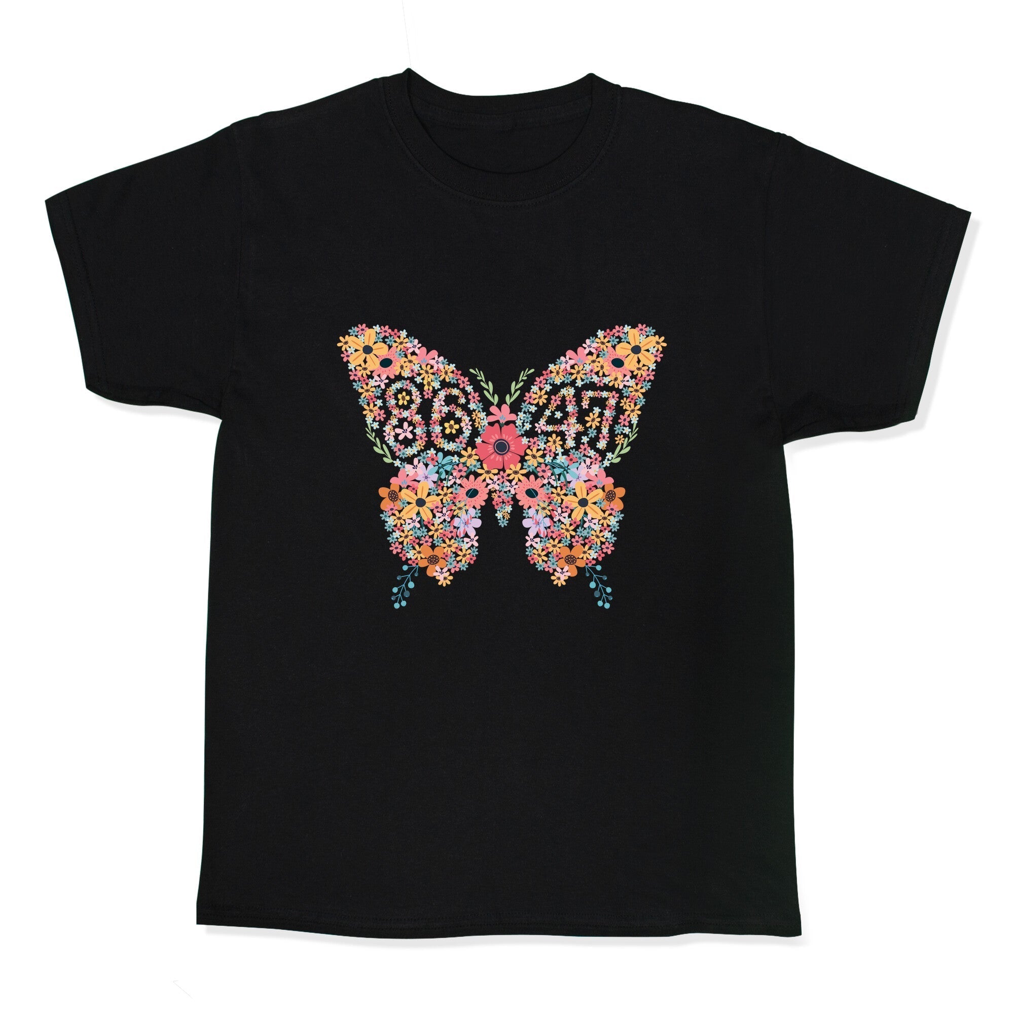 8647 Anti Trump Butterfly Kids Tee Hoodie, Sweatshirt | PureTeeCo.com (Image 1)