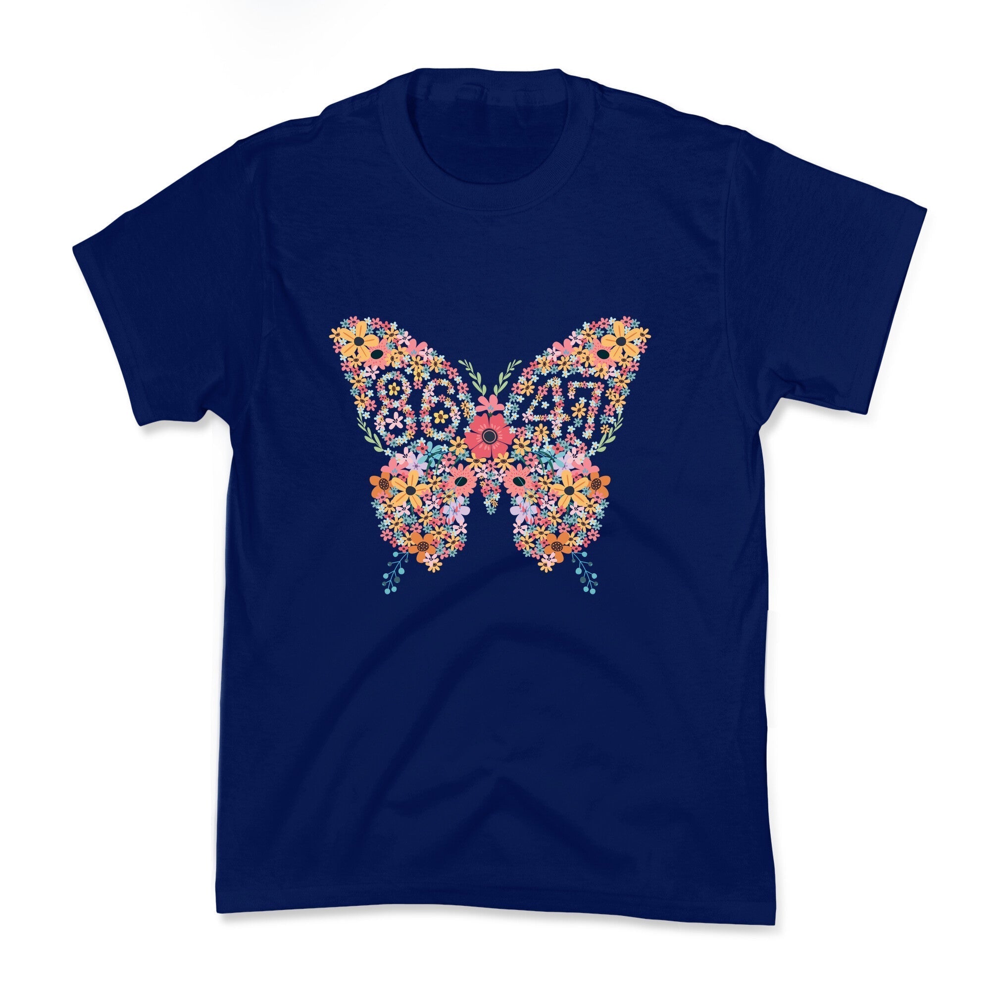 8647 Anti Trump Butterfly Kids Tee Hoodie, Sweatshirt | PureTeeCo.com (Image 2)