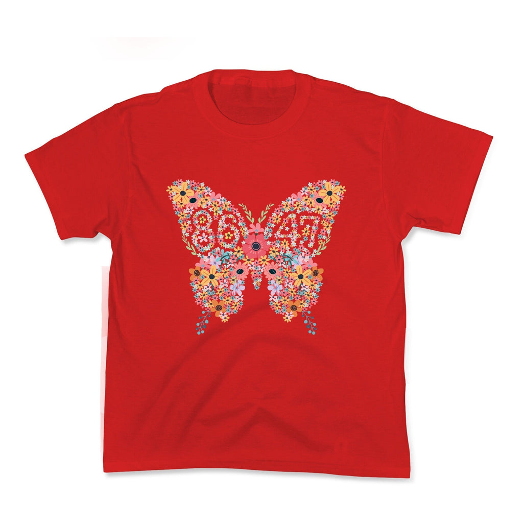 8647 Anti Trump Butterfly Kids Tee Hoodie, Sweatshirt | PureTeeCo.com (Image 3)