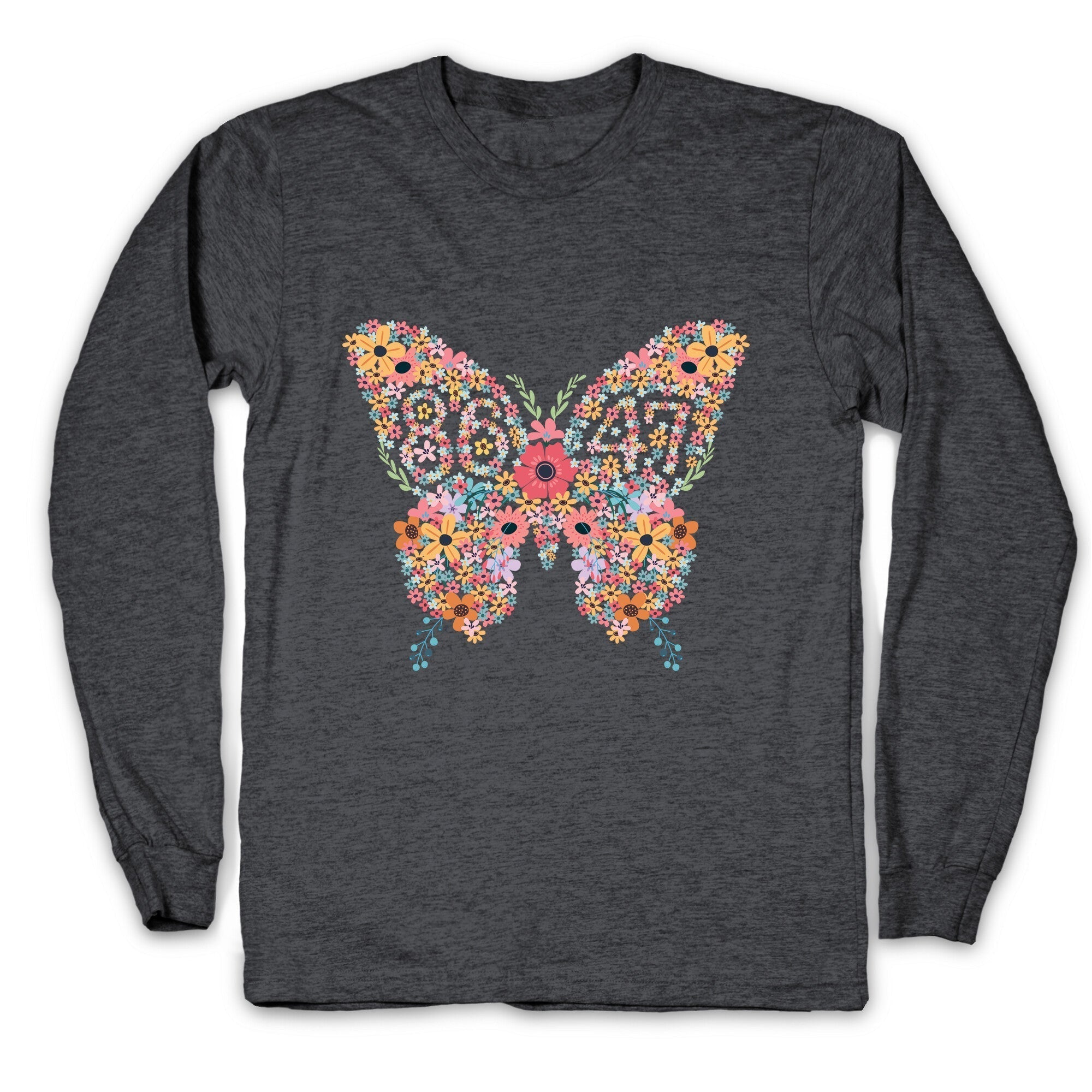 8647 Anti Trump Butterfly Longsleeve Tee Hoodie, Sweatshirt | PureTeeCo.com (Image 2)