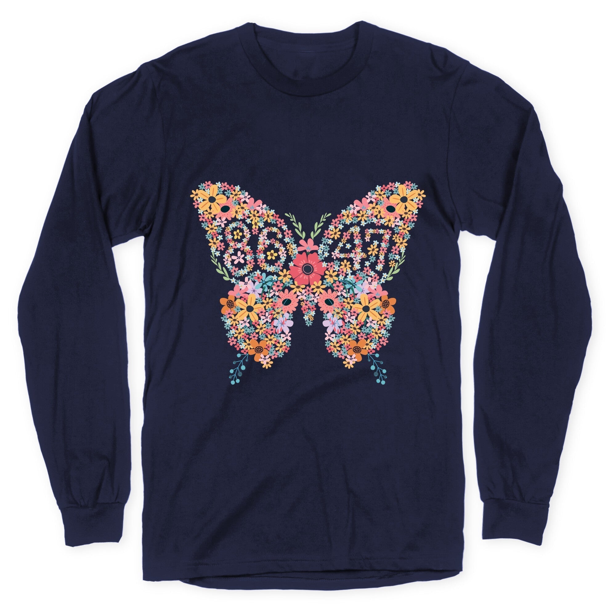 8647 Anti Trump Butterfly Longsleeve Tee Hoodie, Sweatshirt | PureTeeCo.com (Image 4)