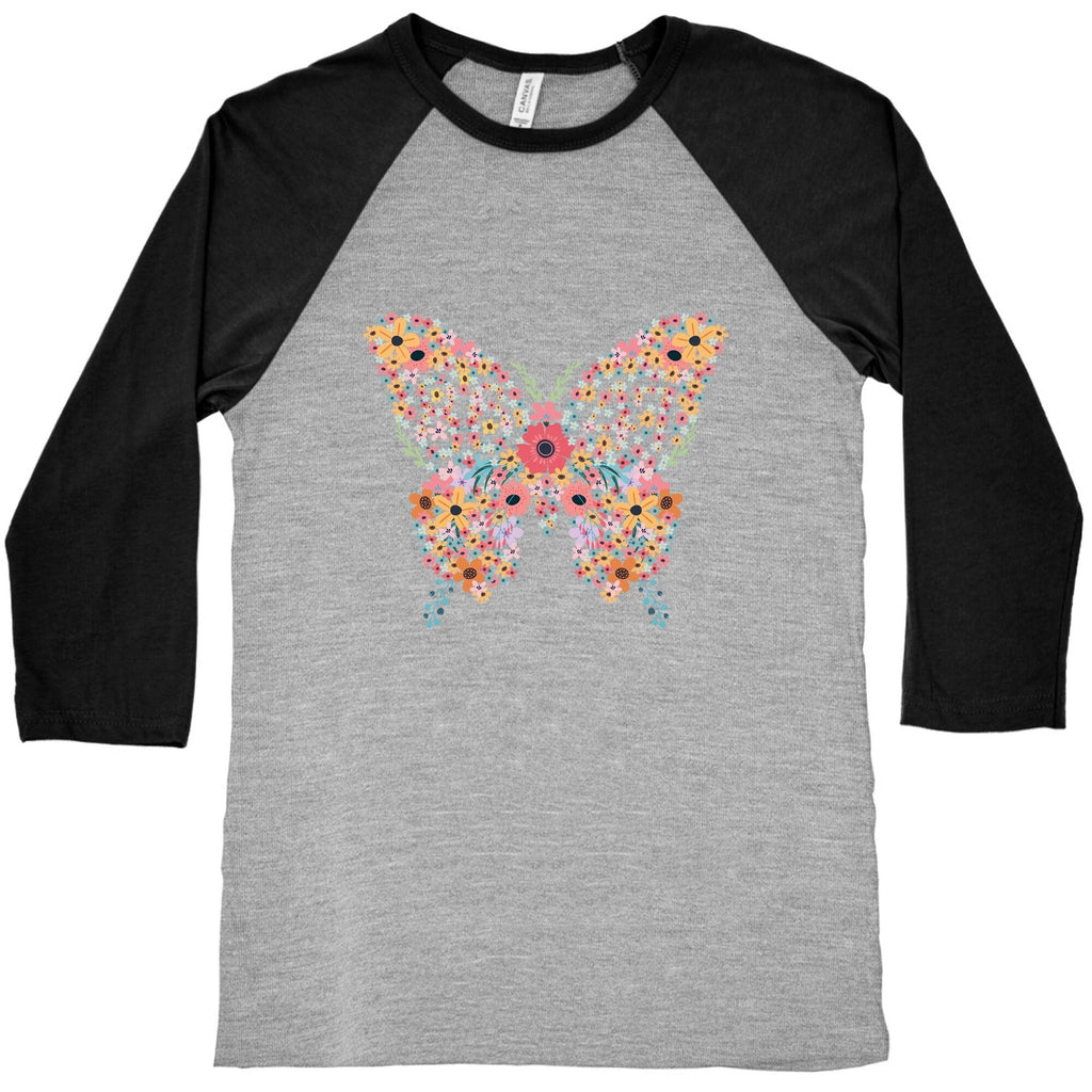 8647 Anti Trump Butterfly Baseball Tee Hoodie, Sweatshirt | PureTeeCo.com (Image 2)