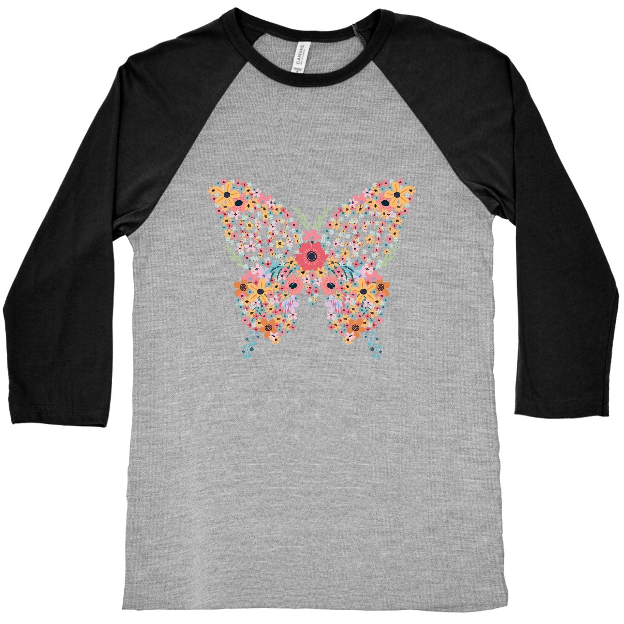 8647 Anti Trump Butterfly Baseball Tee Hoodie, Sweatshirt | PureTeeCo.com (Image 2)