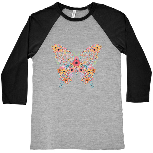 8647 Anti Trump Butterfly Baseball Tee Hoodie, Sweatshirt | PureTeeCo.com (Image 2)