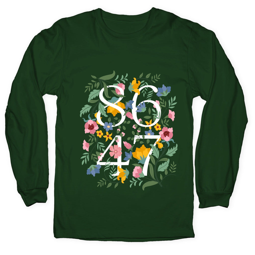 8647 Anti Trump Floral Longsleeve Tee Hoodie, Sweatshirt | PureTeeCo.com (Image 3)