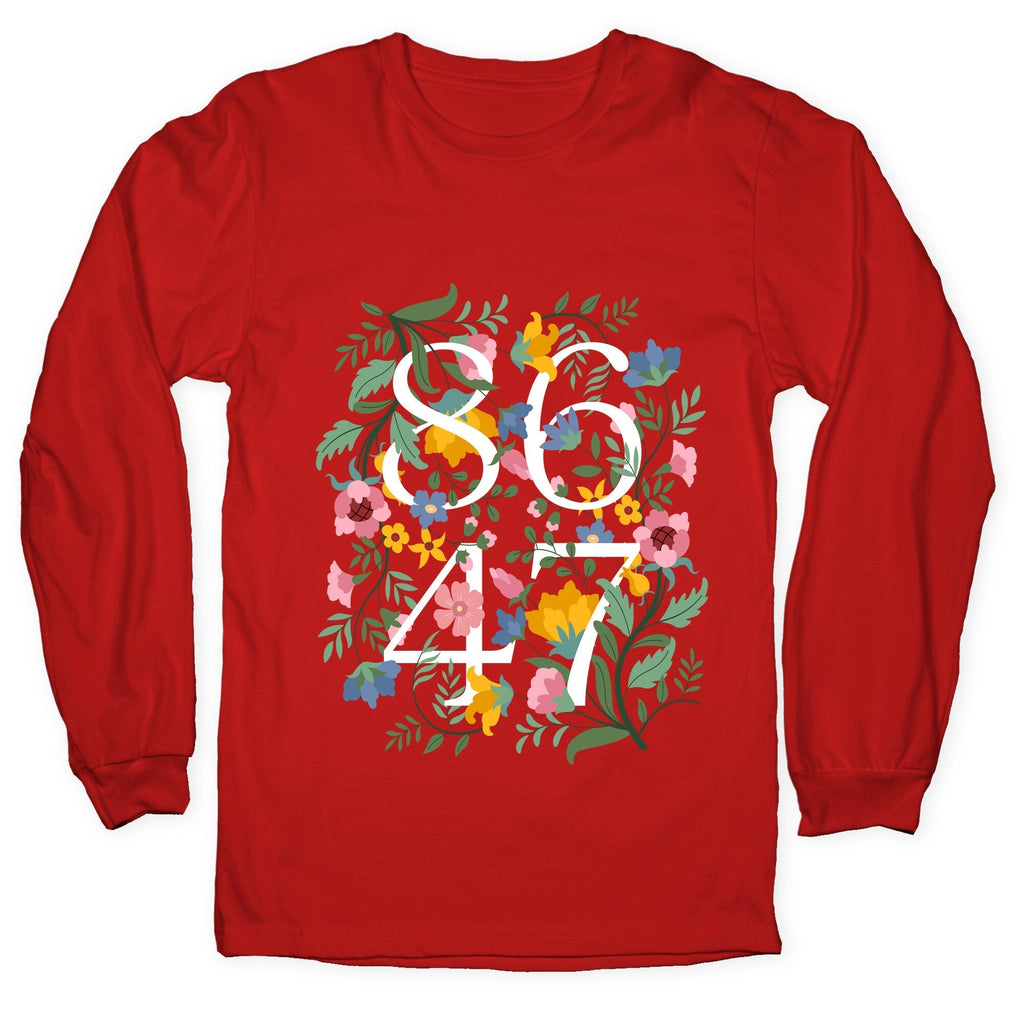 8647 Anti Trump Floral Longsleeve Tee Hoodie, Sweatshirt | PureTeeCo.com (Image 5)