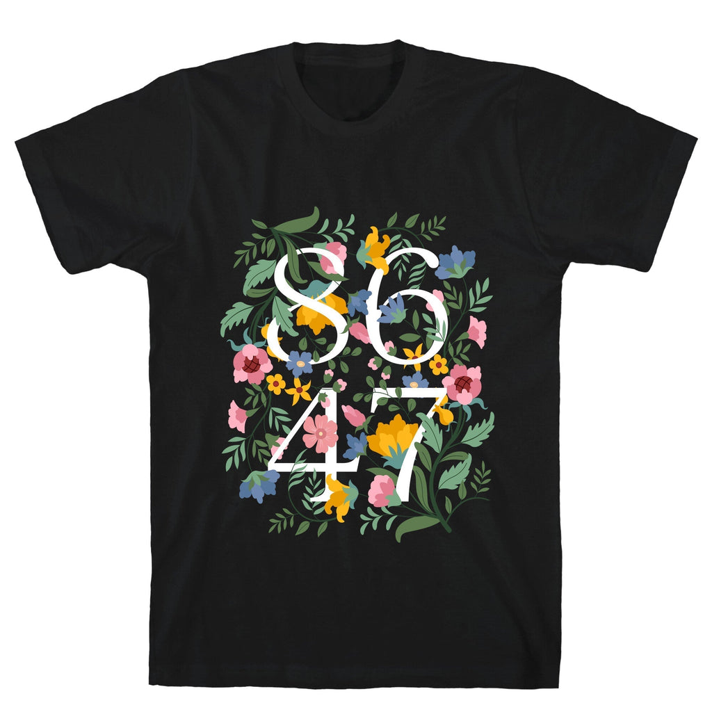 8647 Anti Trump Floral T-Shirt Hoodie, Sweatshirt | PureTeeCo.com (Image 2)