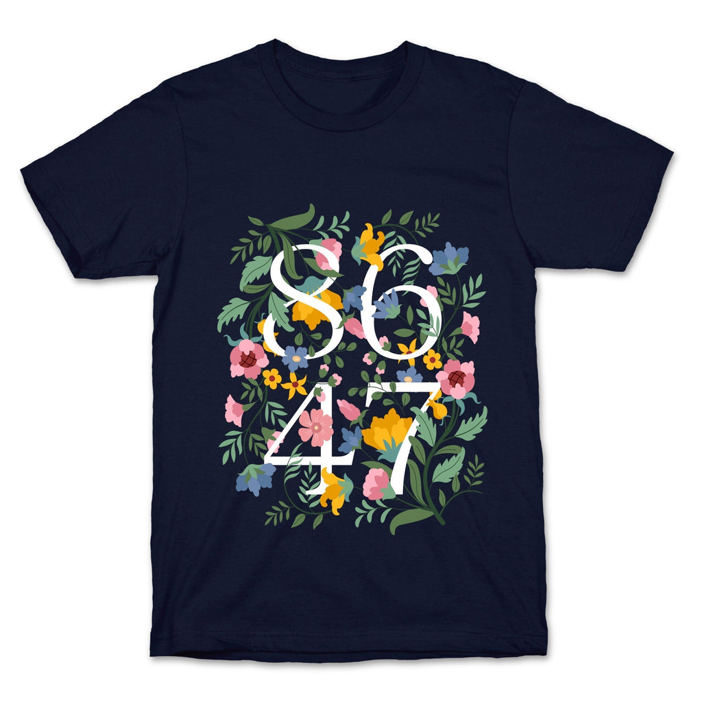 8647 Anti Trump Floral T-Shirt Hoodie, Sweatshirt | PureTeeCo.com (Image 4)