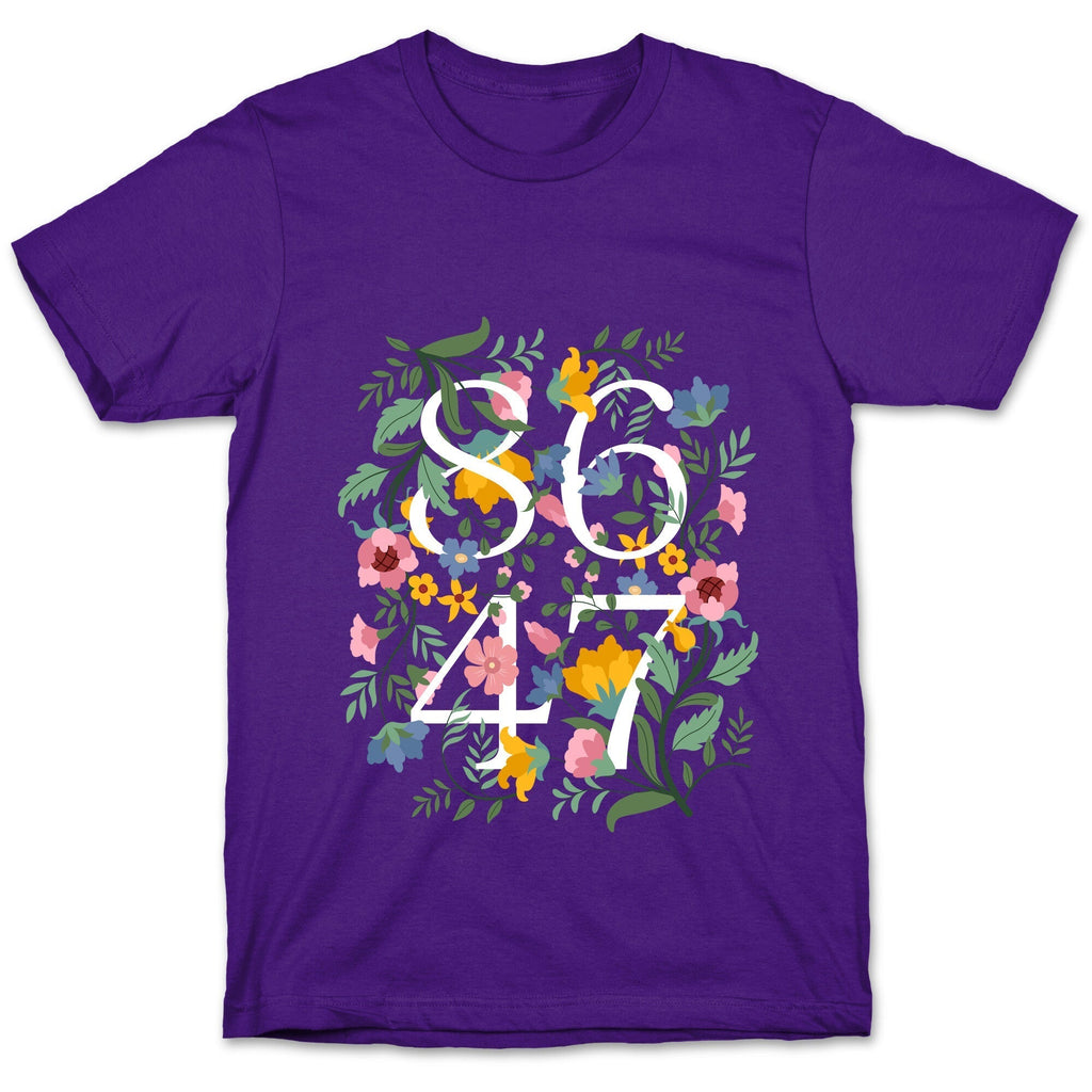 8647 Anti Trump Floral T-Shirt Hoodie, Sweatshirt | PureTeeCo.com (Image 5)