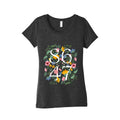 8647 Anti Trump Floral Womens Triblend Tee Hoodie, Sweatshirt | PureTeeCo.com (Image 1)
