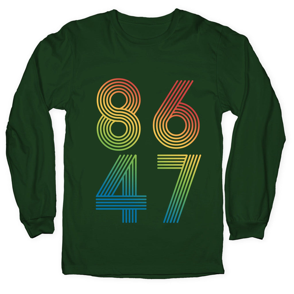 8647 Anti Trump Rainbow Longsleeve Tee Hoodie, Sweatshirt | PureTeeCo.com (Image 3)
