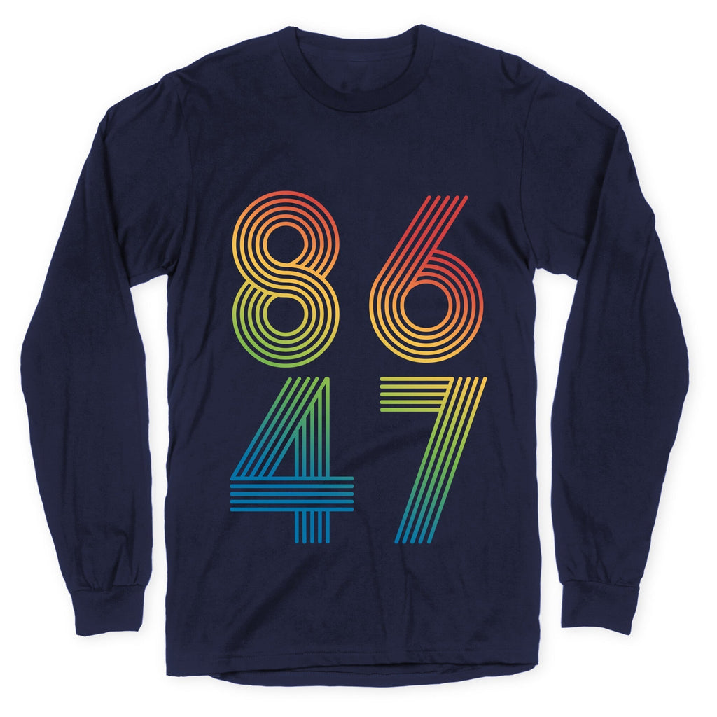 8647 Anti Trump Rainbow Longsleeve Tee Hoodie, Sweatshirt | PureTeeCo.com (Image 4)