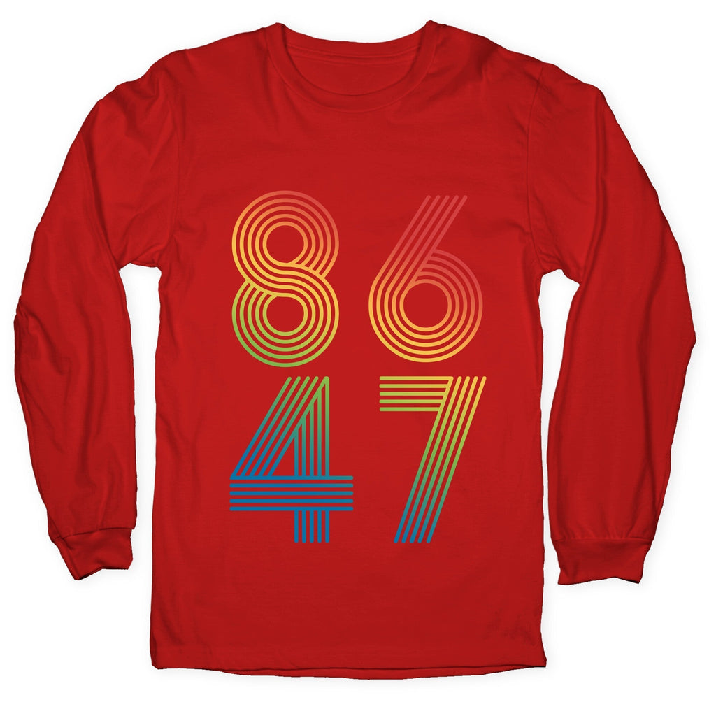 8647 Anti Trump Rainbow Longsleeve Tee Hoodie, Sweatshirt | PureTeeCo.com (Image 5)